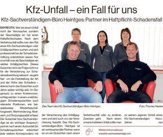 Artikel über das Ingenieurbüro für Kraftfahrzeugtechnik Heintges